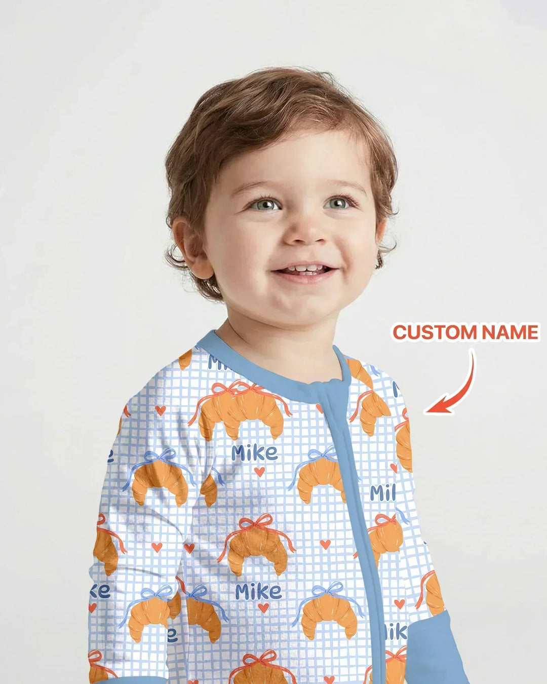 Breakfast Love Family Matching Bamboo Convertible Zippy