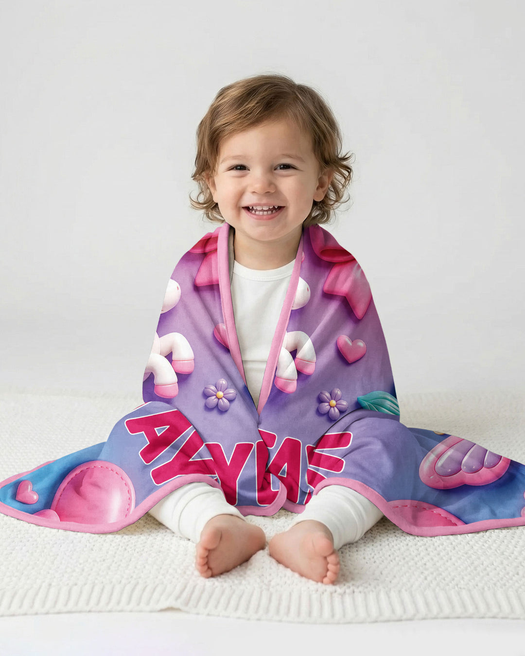 Woodland Animals Bamboo Blanket