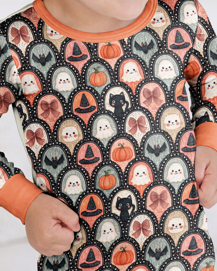 Coquette Halloween Bamboo Two Piece Long Sleeve Pajama Set