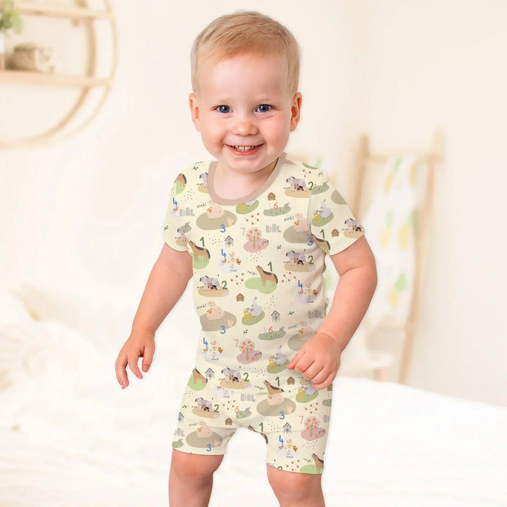 Farm Animal Counting Bamboo Convertible Zippy