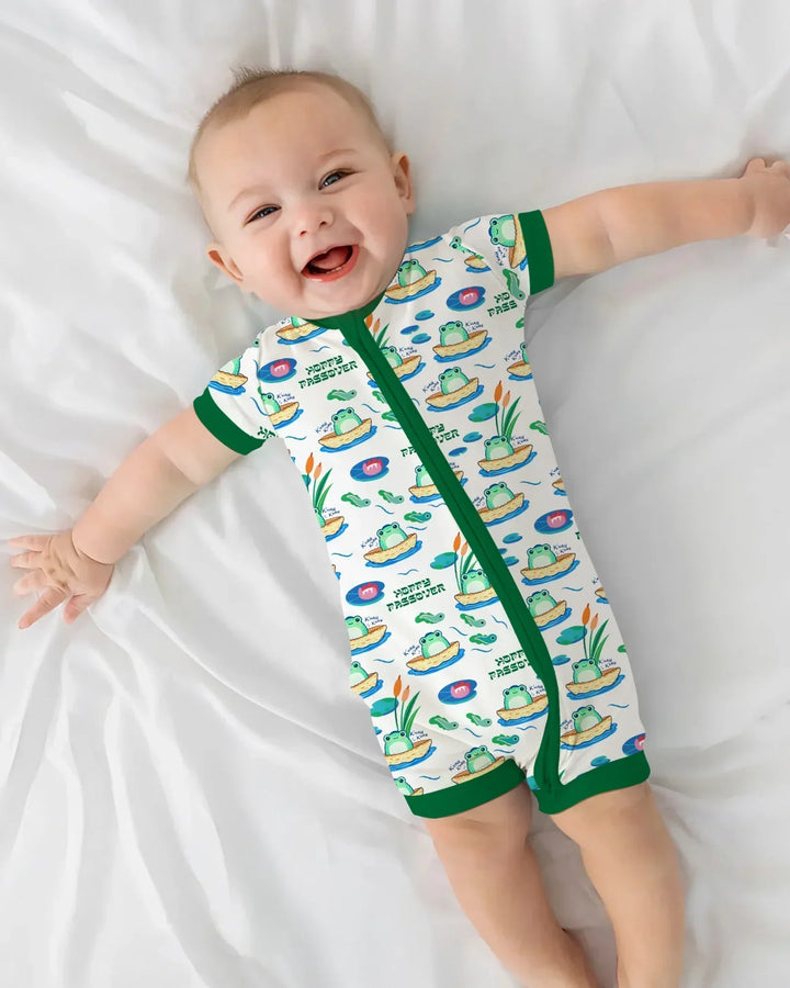 Hoppy Passover Family Matching Bamboo Shorty Zippy