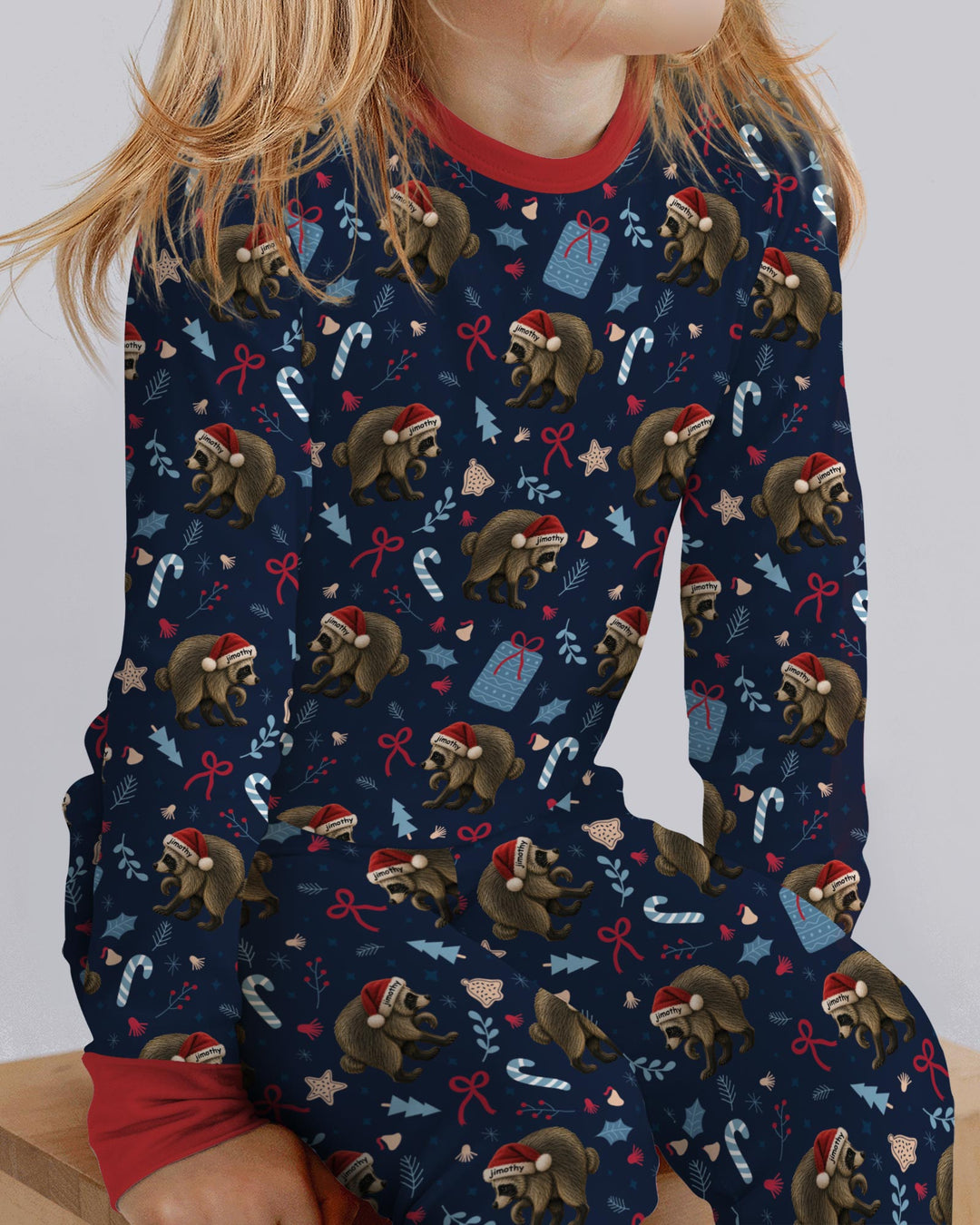 Be A Merry Jimothy Bamboo Two Piece Long Sleeve Pajama Set