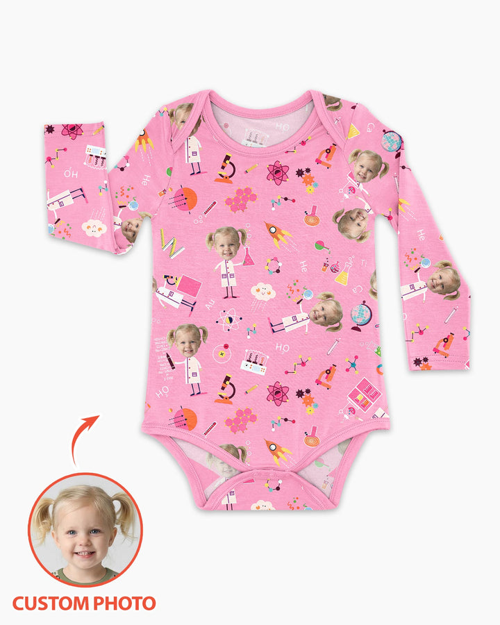 Custom Image Chemical Laboratory Bamboo Bodysuit