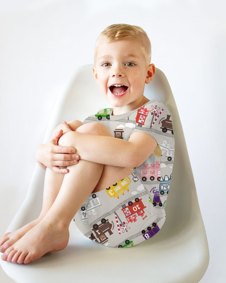 Template Bamboo Two Piece Short Sleeve Shorts Pyjamas Set