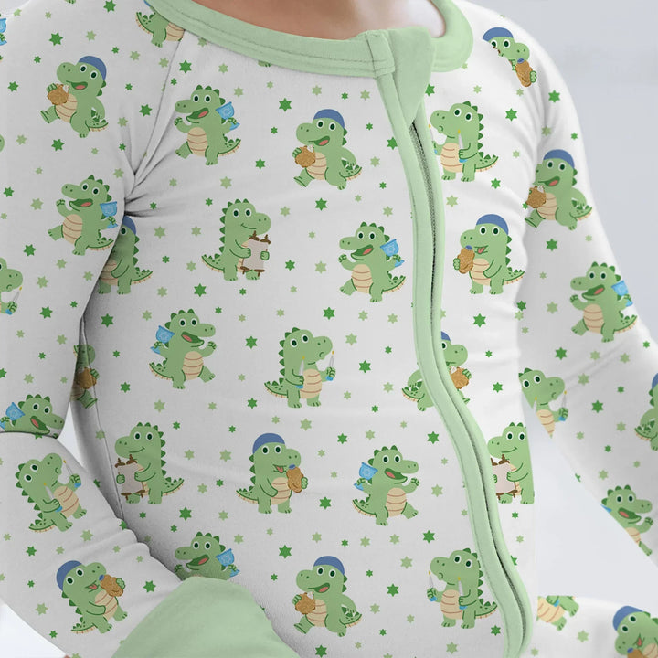 Shabbat Dinosaur Bamboo Convertible Zippy