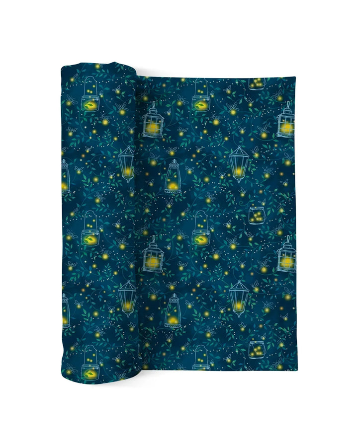 Firefly Evening Forest swaddle blanket