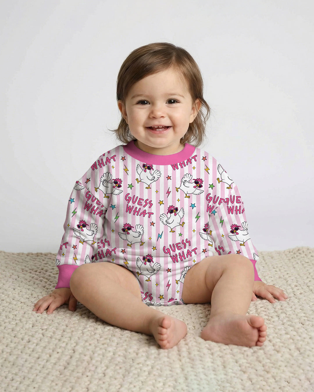 Guess What Chicken Butt! Bamboo Bubble Romper