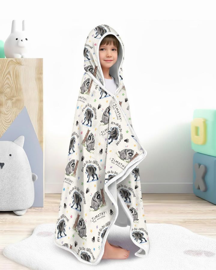 It's Okay to be Jimothy Bamboo Wearable Hooded Blanket