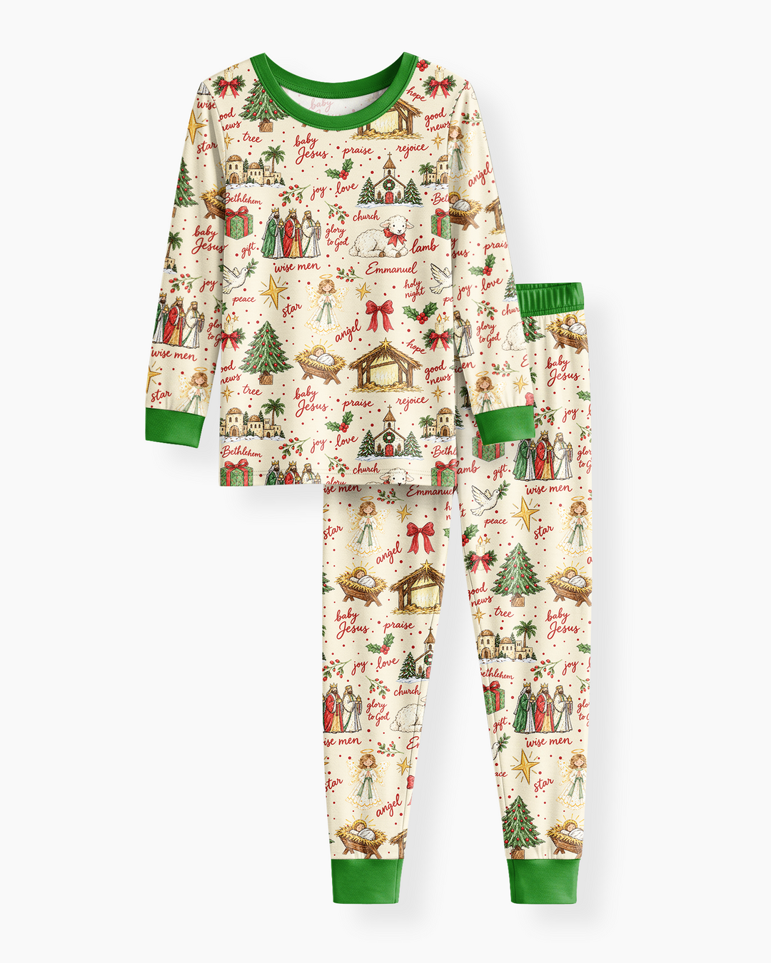 Tis The Season Family Matching Bamboo Two Piece Long Sleeve Pajama Set