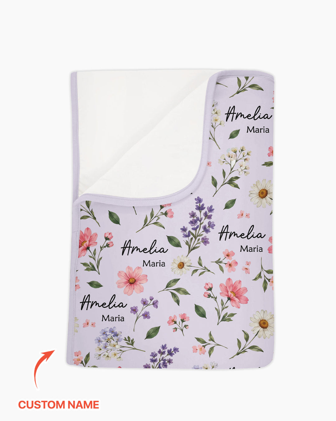Wildflower Whispers Bamboo Blanket