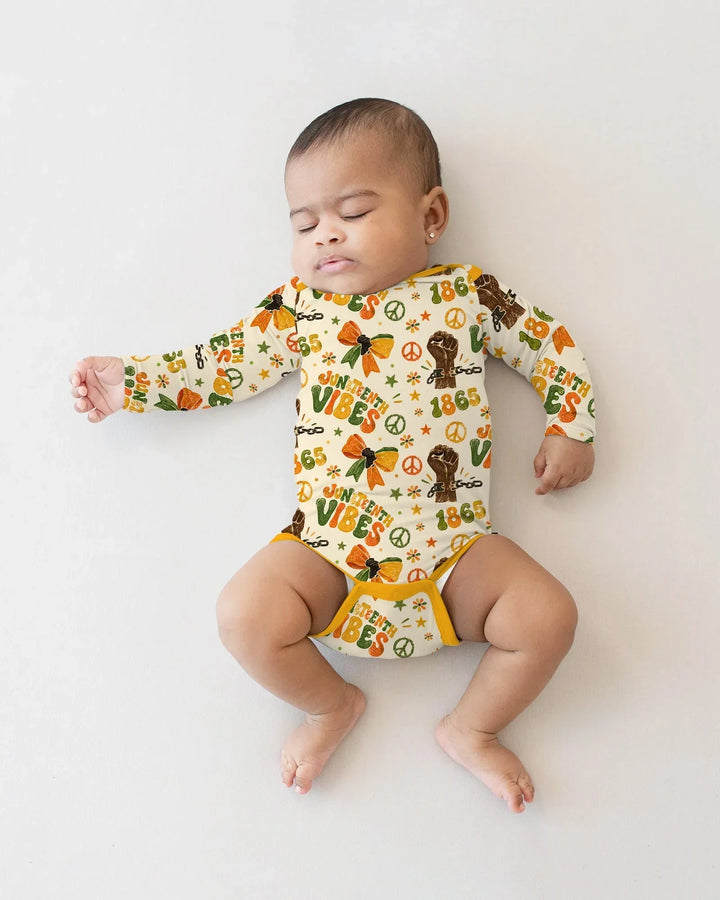 Juneteenth Vibes Vintage Bamboo Bodysuit