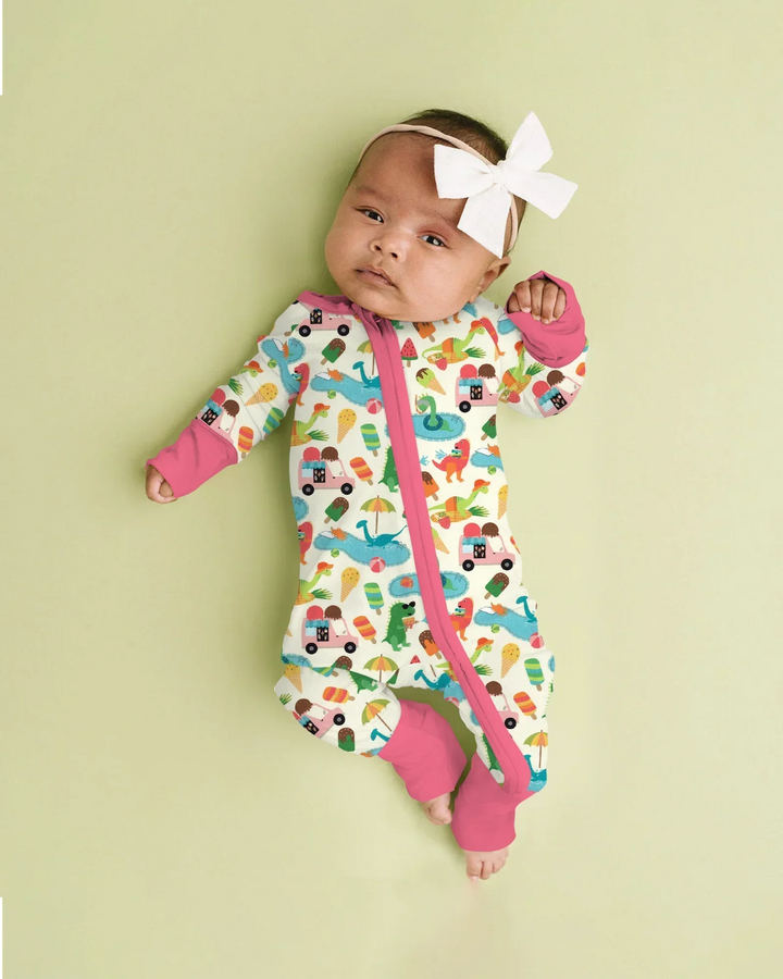 Dino Summer Splash Bamboo Convertible Zippy