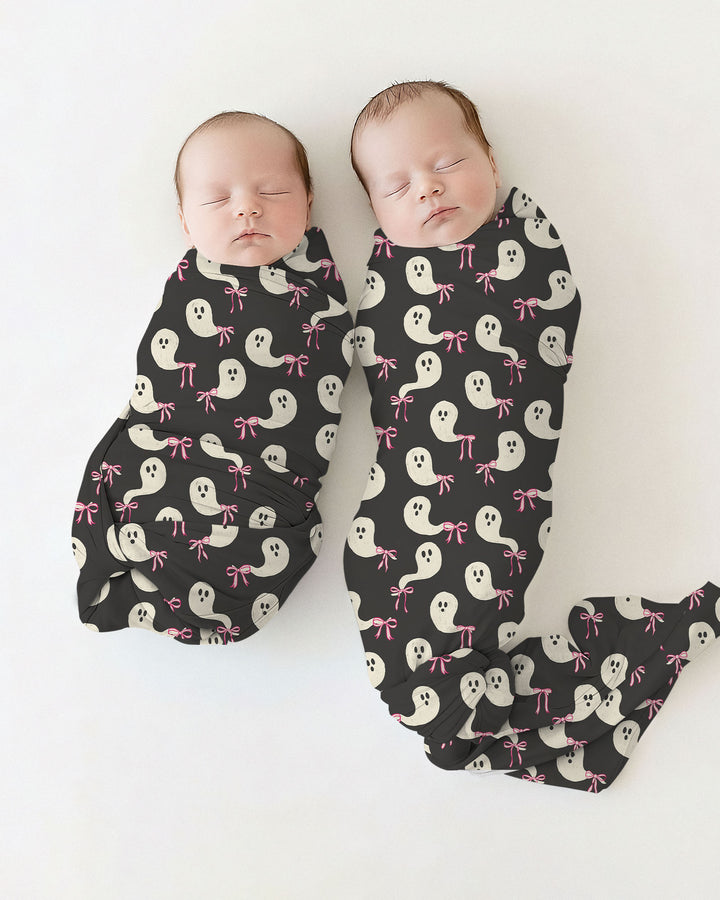 Little Ghosts swaddle blanket