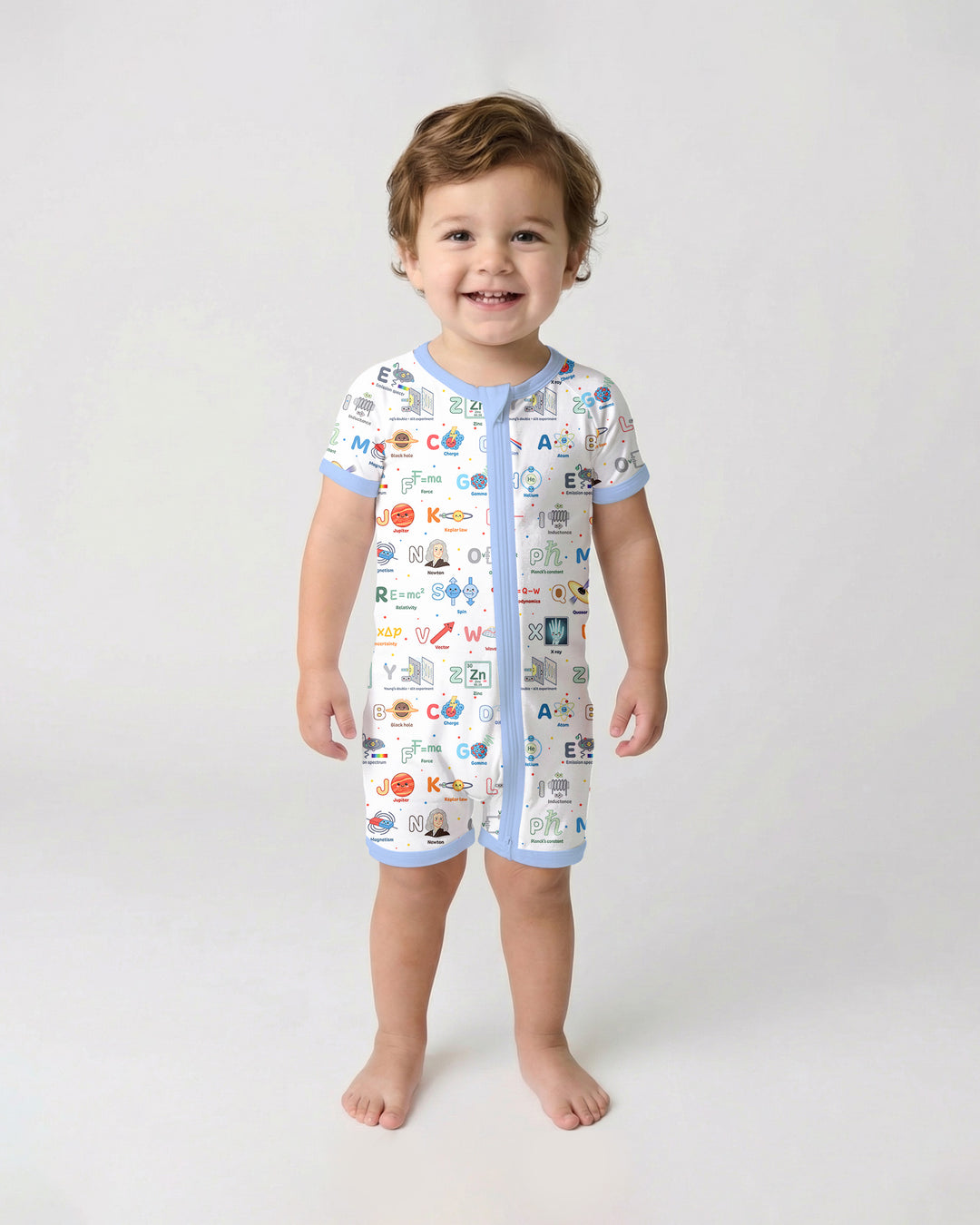 The Physics Alphabet Bamboo Shorty Zippy