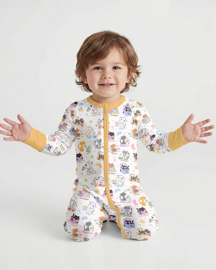Funny Cat Love Scientist Bamboo Convertible Zippy