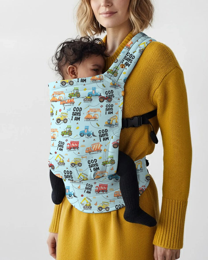 God Says I Am Construction Baby Carrier