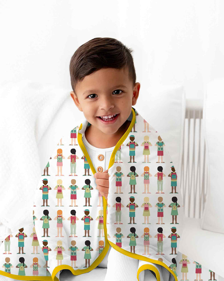 Little Friends Everywhere Bamboo Blanket