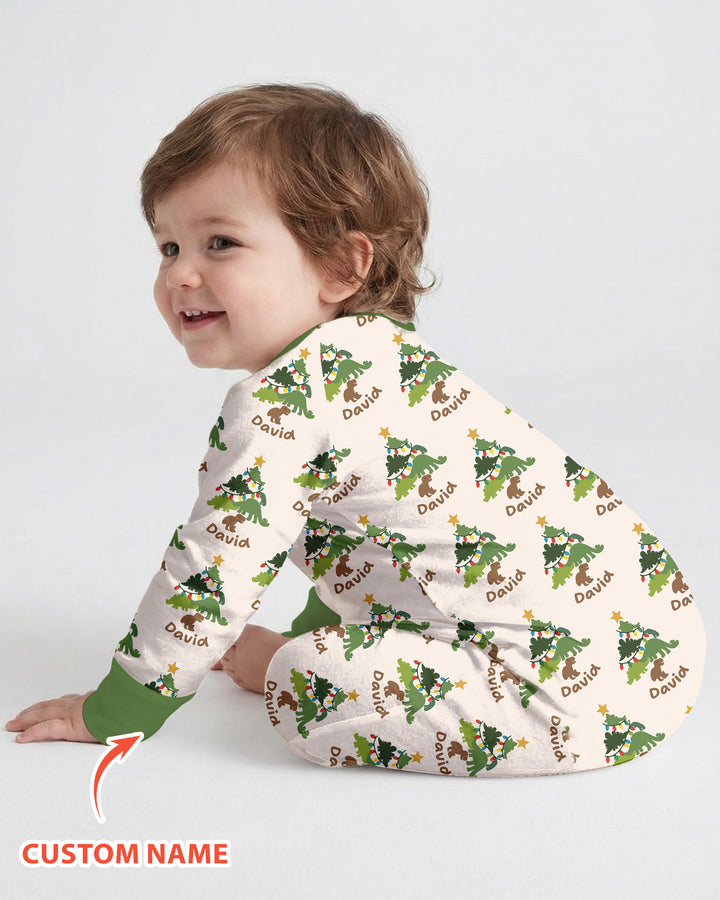 Dino Christmas Tree Bamboo Convertible Zippy