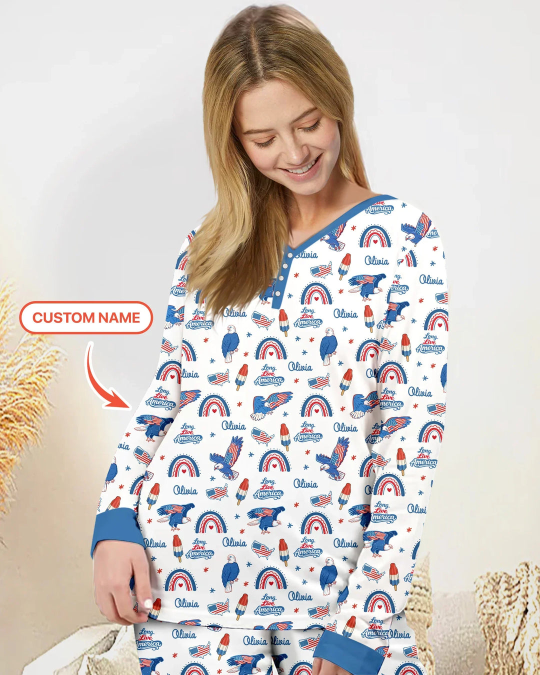Long Live America Bamboo Women Pajama Set