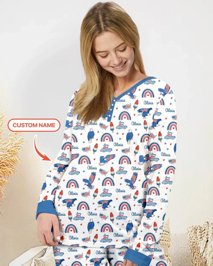 Long Live America Bamboo Women Pajama Set