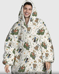 Just A Daddy Goose Family Matching Blanket Hoodie