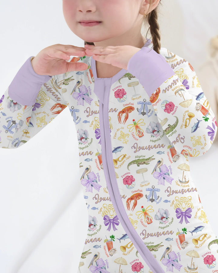 Louisiana Preppy Summer Bamboo Convertible Zippy