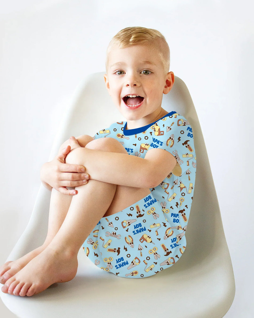 Fixer of All Things Dad Club Bamboo Two Piece Short Sleeve Shorts Pajama Set