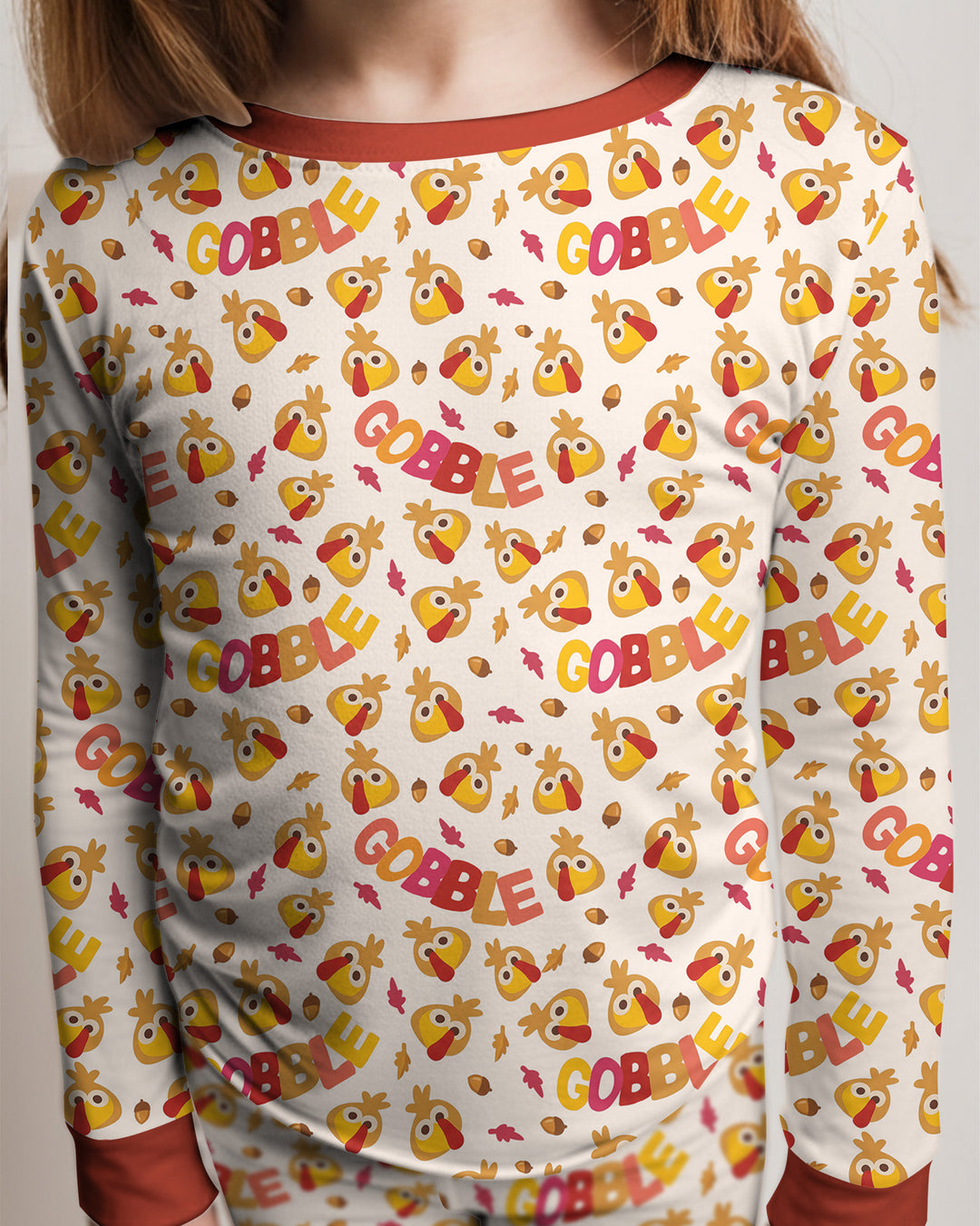 Gobble Gobble Bamboo Two Piece Long Sleeve Pajama Set