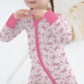 Pink Candy Bows Bamboo Convertible Zippy