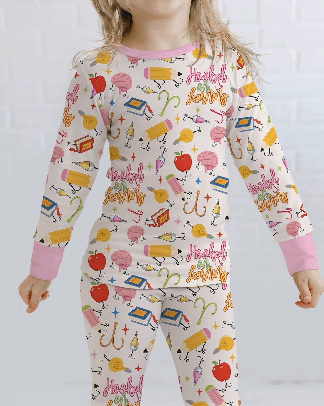 Template Bamboo Two Piece Long Sleeve Pyjamas Set