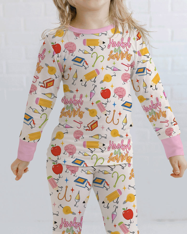Template Bamboo Two Piece Long Sleeve Pyjamas Set
