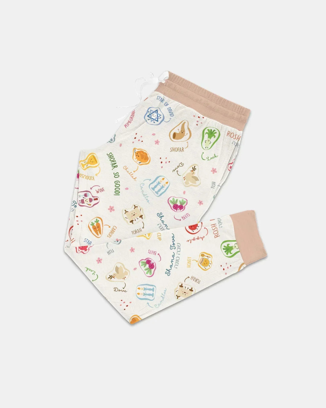 Happy Rosh Hashanah Bamboo Women Pajama Set