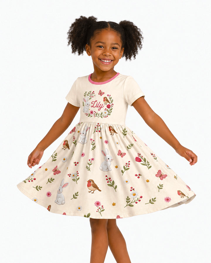 Garden Baby Bamboo Twirl Dress