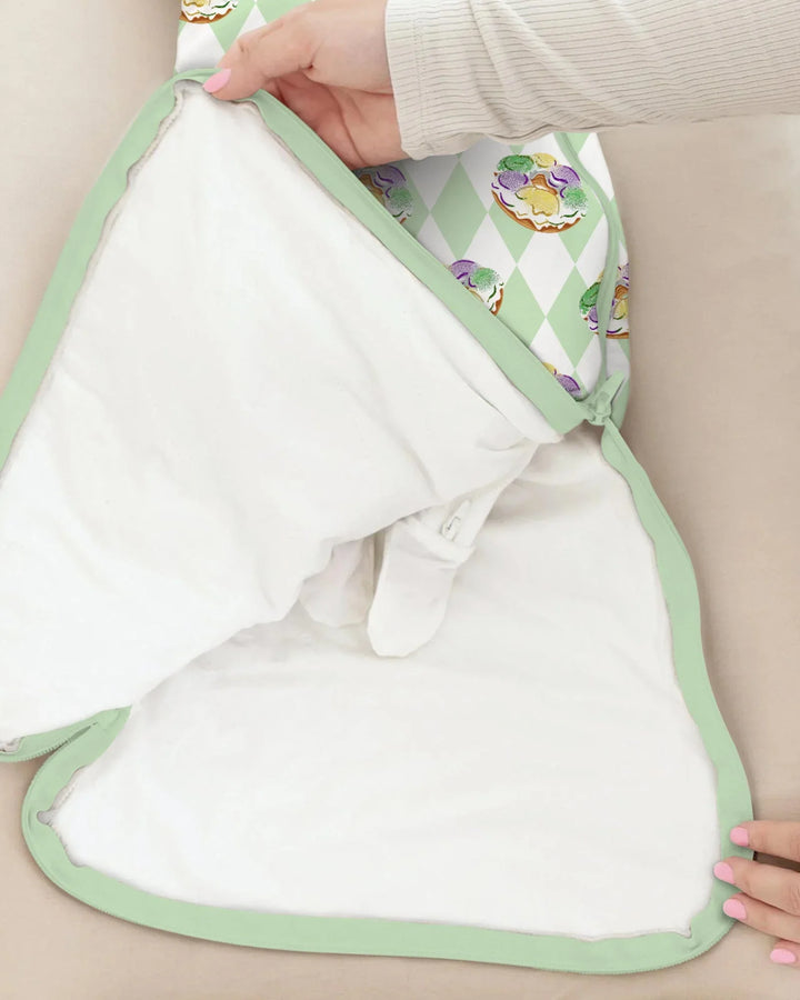Mardi Gras Donut Bamboo Sleep Bag