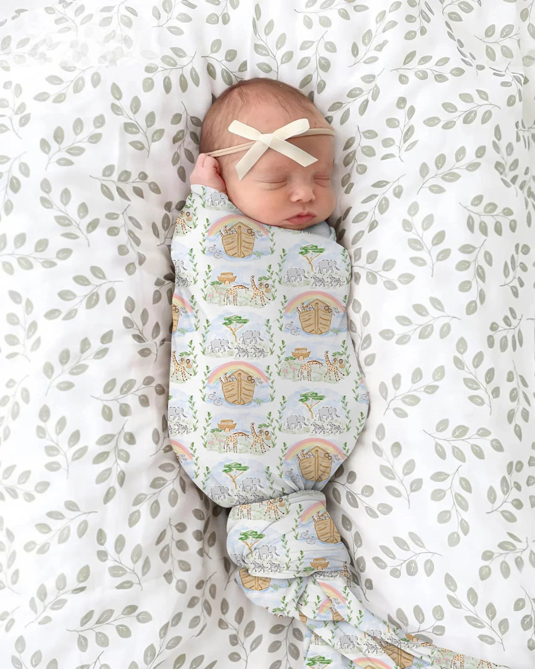 Noah And The Ark swaddle blanket