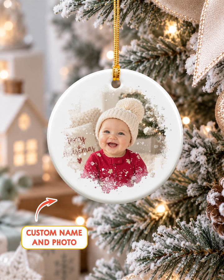 Baby's First Christmas Ceramic Ornament