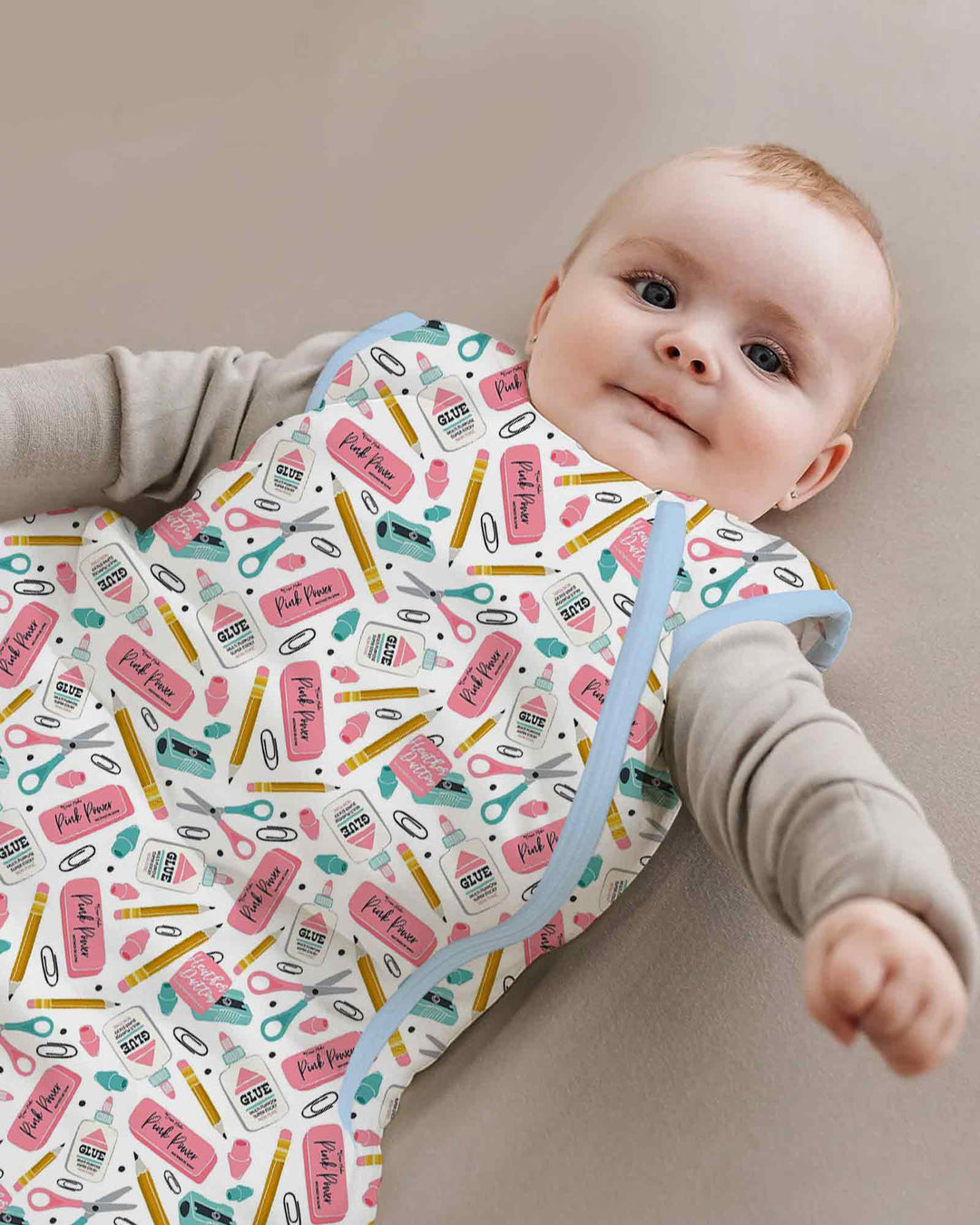 Pink Power School Supplies Bamboo Sleep Bag