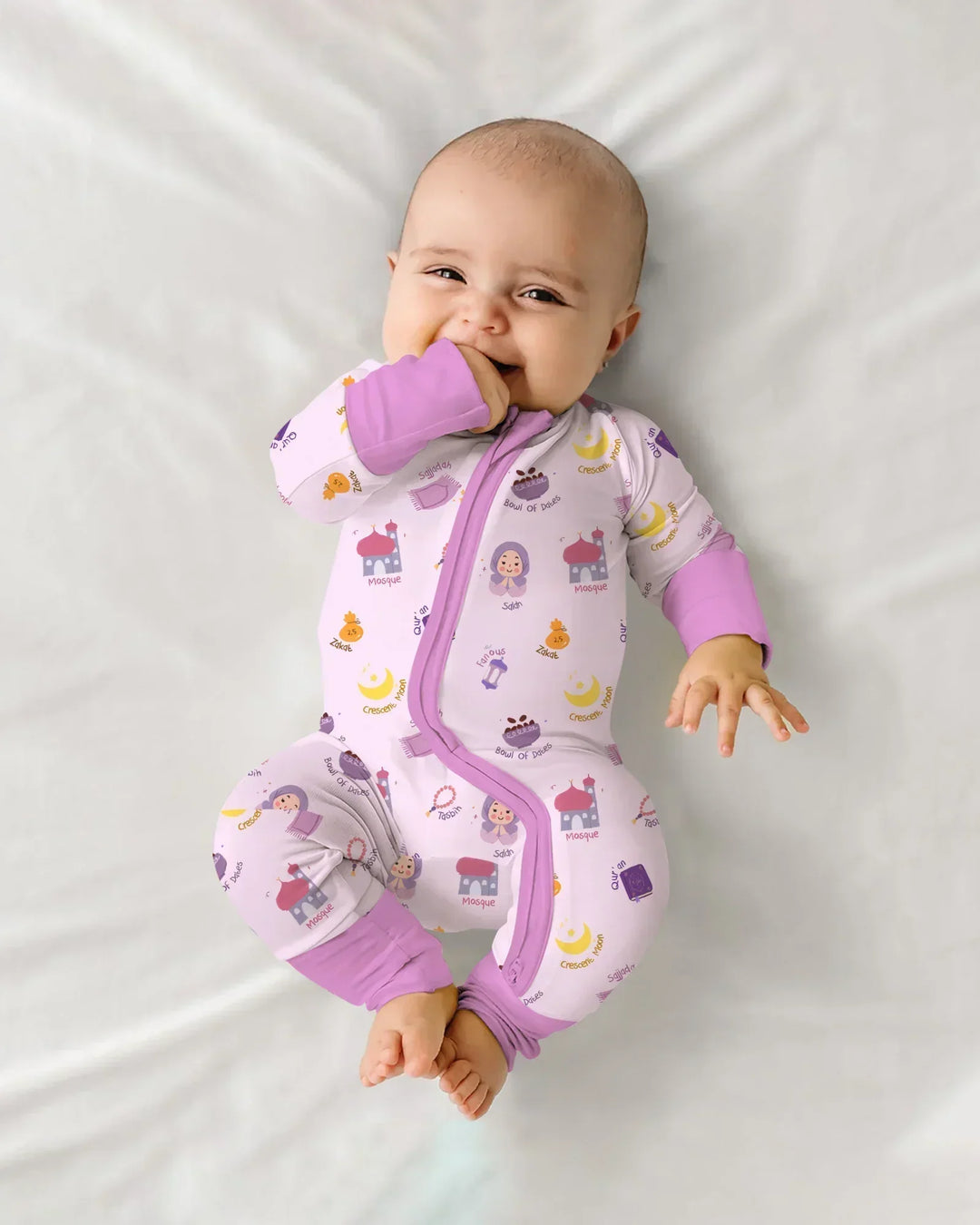Cute Ramadhan Mubarak Bamboo Convertible Zippy
