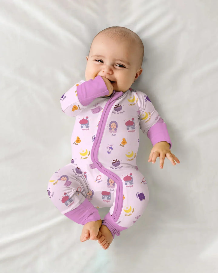 Cute Ramadhan Mubarak Bamboo Convertible Zippy