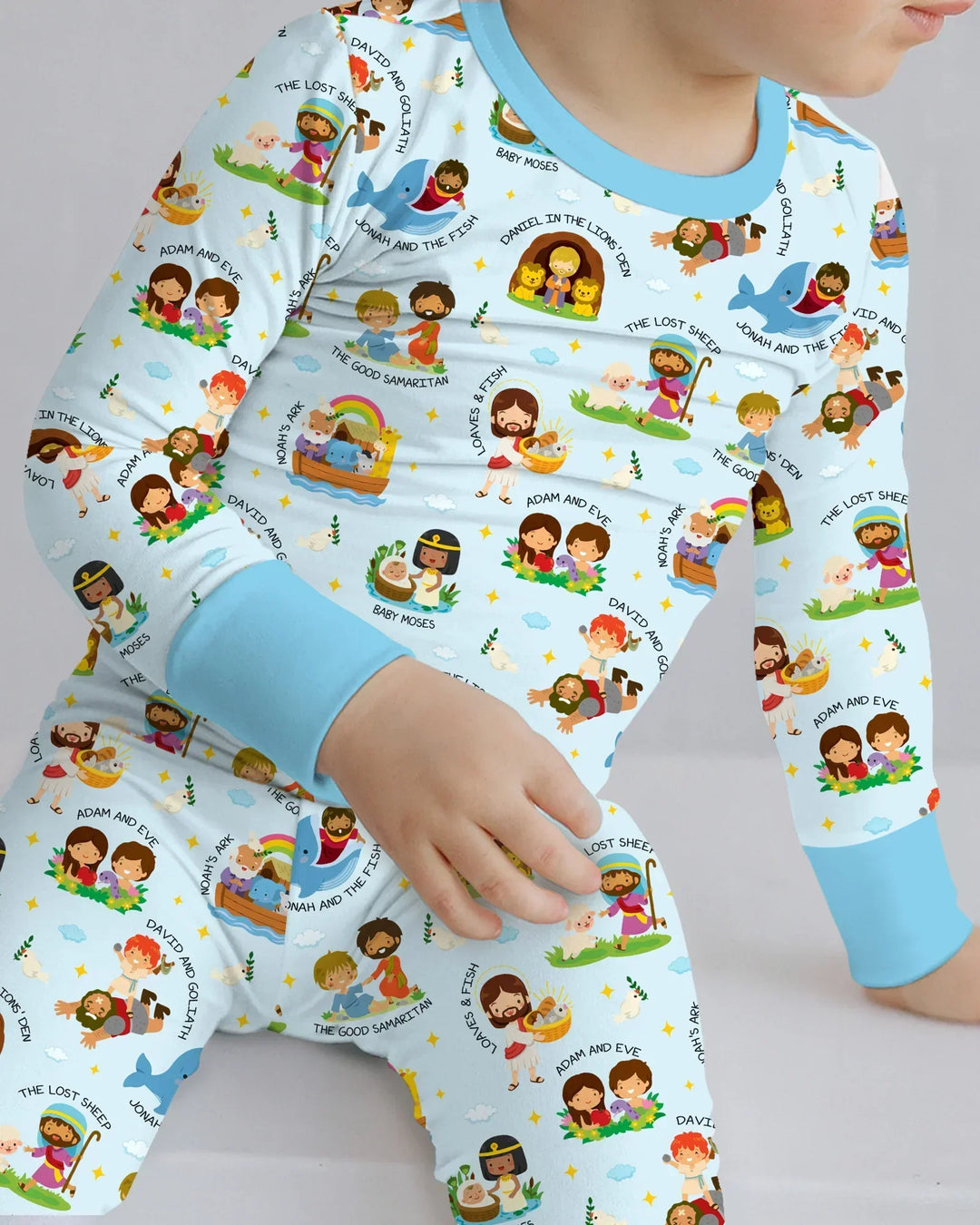 Bible Stories Bamboo Two Piece Long Sleeve Pajama Set