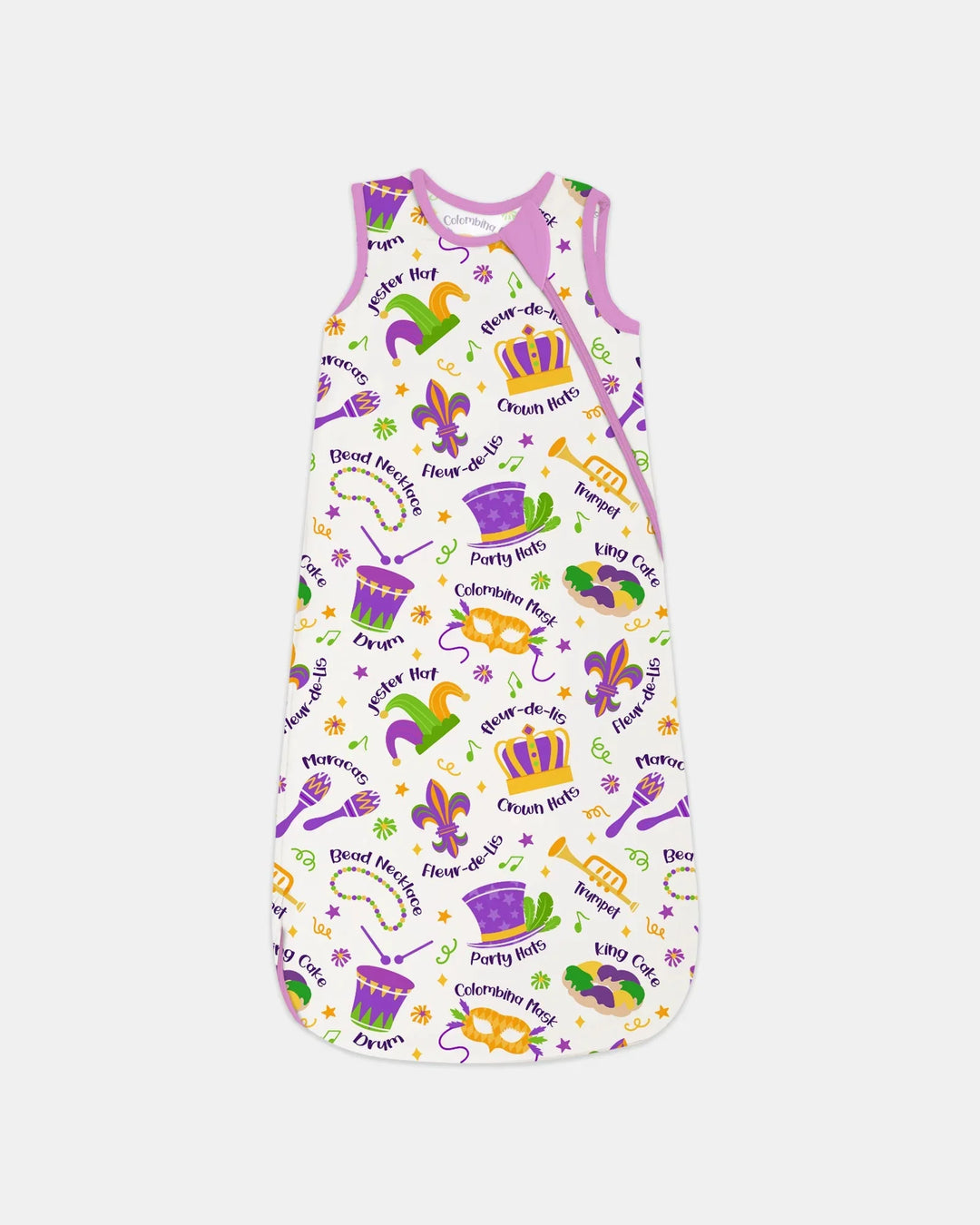 Mardi Gras Family Matching Bamboo Sleep Bag