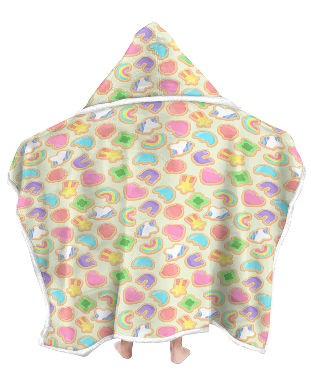 Lucky Marshmallow Cookies Bamboo Wearable Hooded Blanket