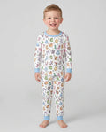 Animals Alphabet Bamboo Two Piece Long Sleeve Pajama Set