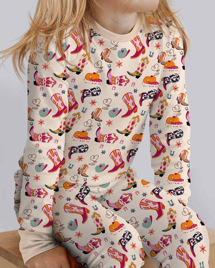 Template Bamboo Two Piece Long Sleeve Pyjamas Set
