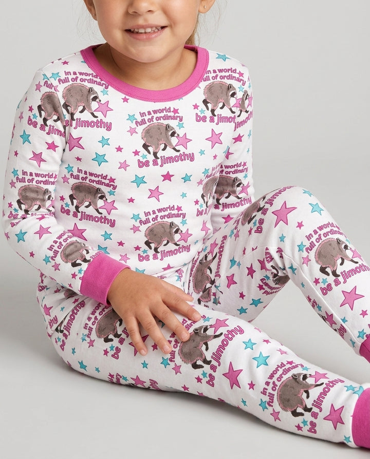 In A World Full Of Ordinary Be A Jimothy Bamboo Two Piece Long Sleeve Pajama Set