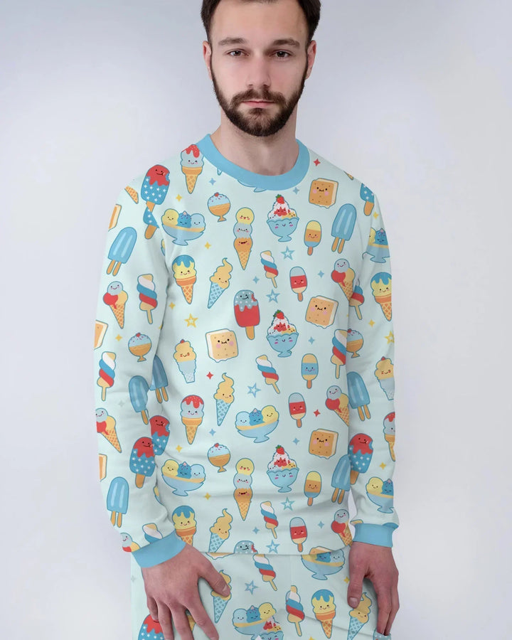 American Ice cream Bamboo Men's Pajama Set