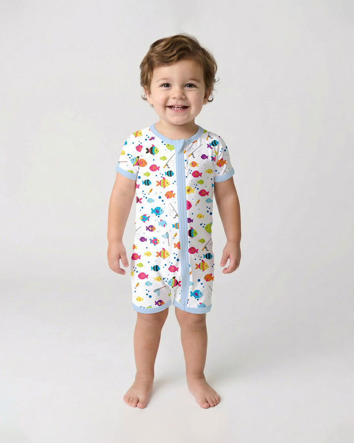 Little Fisher’s Adventure Bamboo Shorty Zippy