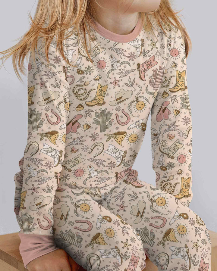 Template Bamboo Two Piece Long Sleeve Pyjamas Set