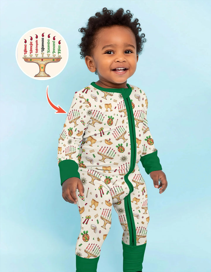 Happy Kwanzaa Bamboo Convertible Zippy