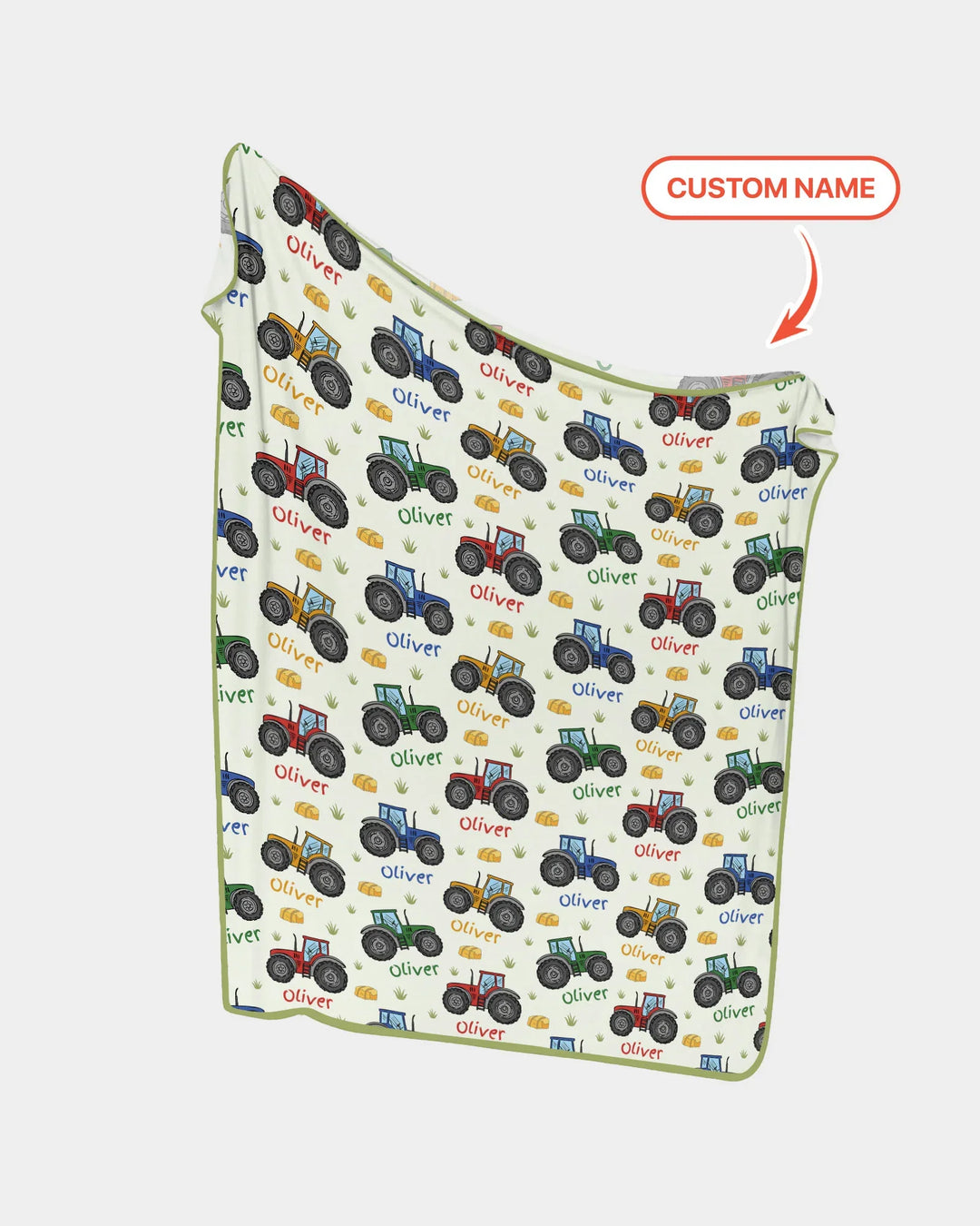 Custom Name A Little Dirt Never Hurt Bamboo Blanket